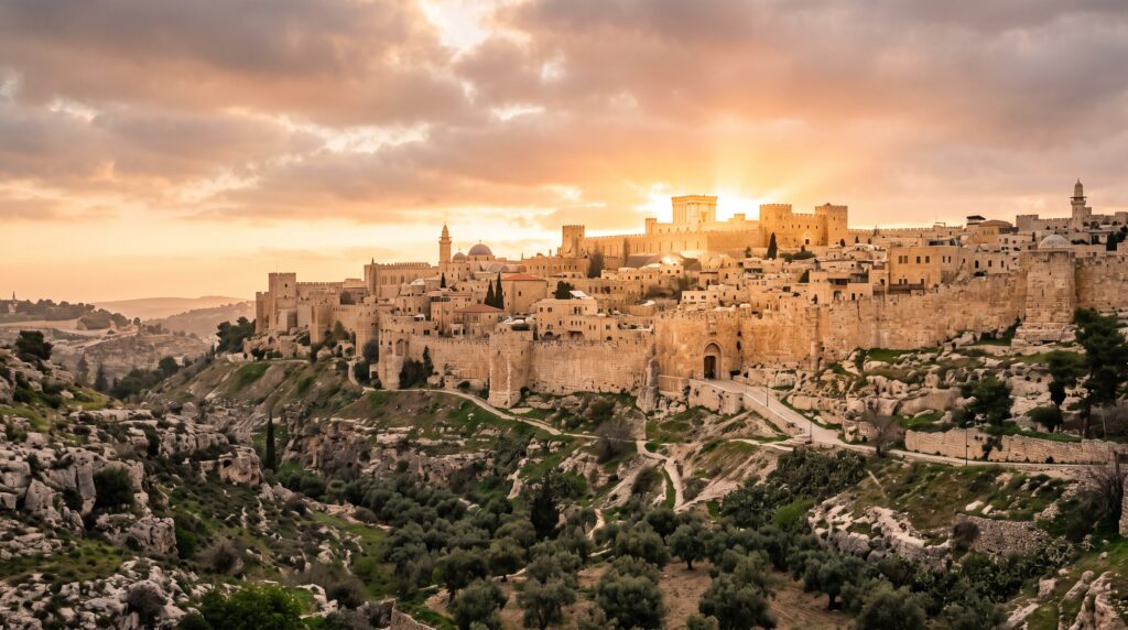 Sion , Cité de Dieu! Cité de Gloire!